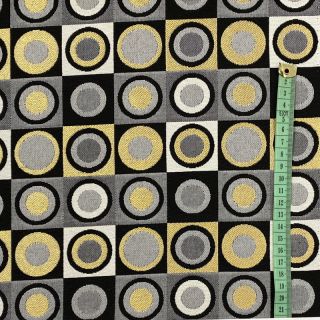 Tkanina dekoracyjna jacquard Round circle luxury
