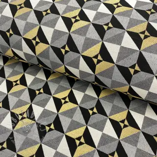Tkanina dekoracyjna jacquard Diamond cube luxury