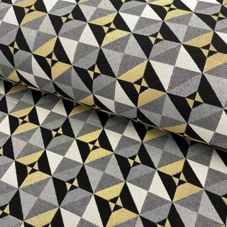 Tkanina dekoracyjna żakardowa Diamond cube luxury