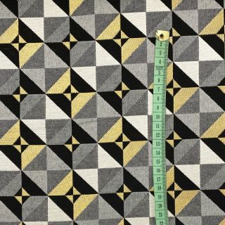 Tkanina dekoracyjna jacquard Diamond cube luxury