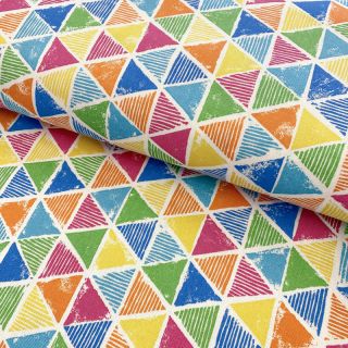 Tkanina dekoracyjna premium Rainbow triangle