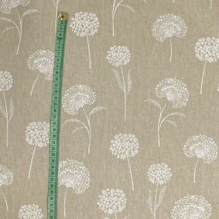 Tkanina dekoracyjna Linenlook Elegant dandelion natural