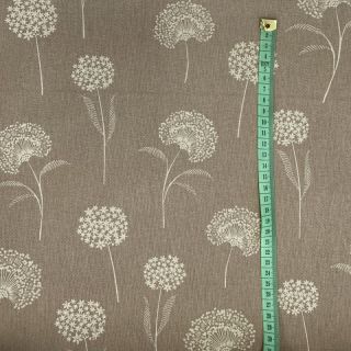 Tkanina dekoracyjna Linenlook Elegant dandelion taupe