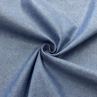 Bawełniana tkanina JEANS FOIL light blue