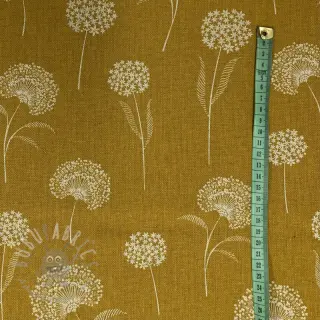 Tkanina dekoracyjna Linenlook Elegant dandelion golden yellow