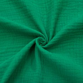Dvojitá gázovina/mušelín hunter green