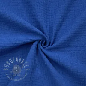 Muślin double gauze cobalt