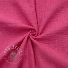 Muślin double gauze fuchsia