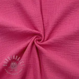 Muślin double gauze fuchsia