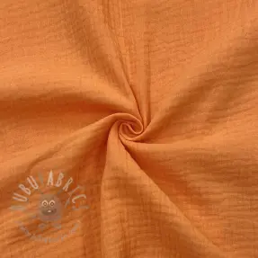 Muślin double gauze orange