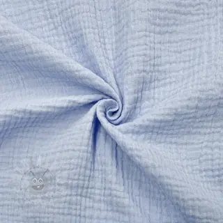 Muślin double gauze blue heaven ORGANIC