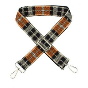 Popruh na tašku design A silver