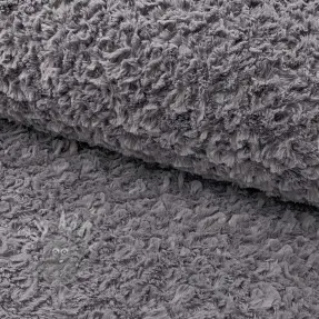 Sztuczne futro Curly grey
