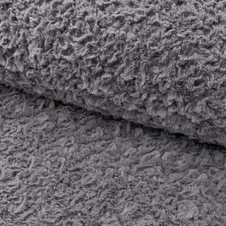 Sztuczne futro Curly grey