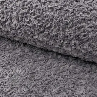 Sztuczne futro Curly grey