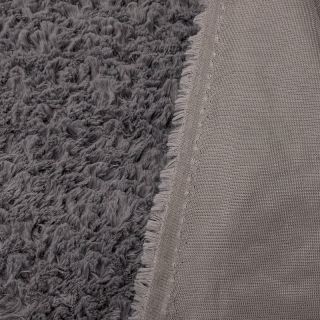 Sztuczne futro Curly grey