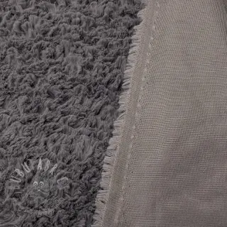Sztuczne futro Curly grey