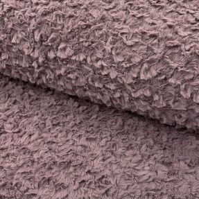 Sztuczne futro Curly mauve