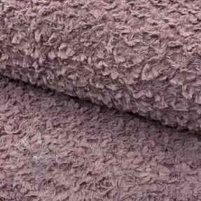Sztuczne futro Curly mauve