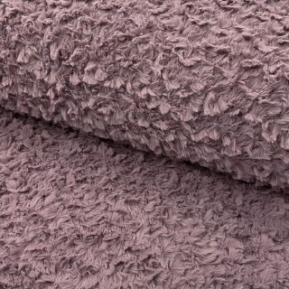 Sztuczne futro Curly mauve