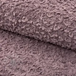 Sztuczne futro Curly mauve
