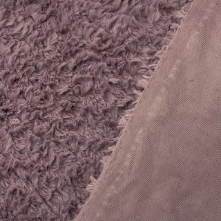 Sztuczne futro Curly mauve