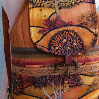 Tkanina dekoracyjna Forest hill jesień nadruk cyfrowy