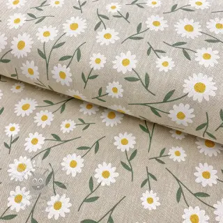 Tkanina dekoracyjna Linenlook Daisy sweet field