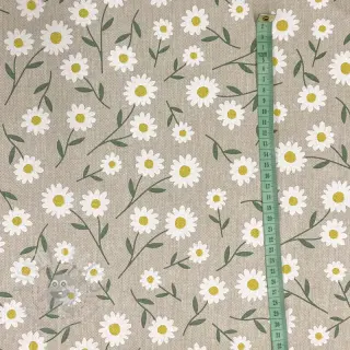 Tkanina dekoracyjna Linenlook Daisy sweet field