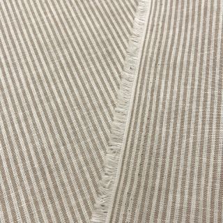 Len z bawełną Lira medium stripe beige