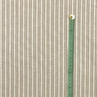 Len z bawełną Lira big stripe beige