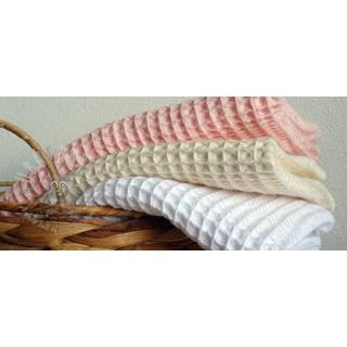 Wafel bawełniany light rose