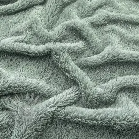 Sztuczne futro LUREX SILVER old green