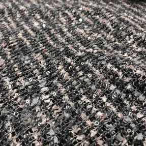 Dzianina swetrowa SPANGLE powder grey