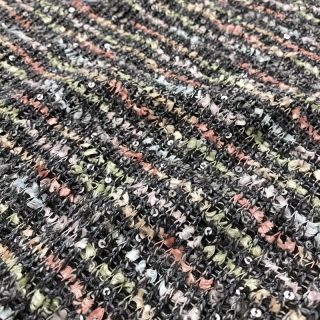 Dzianina swetrowa SPANGLE rose green