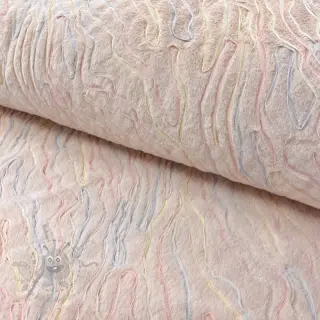 Sztuczne futro z tiulem powder