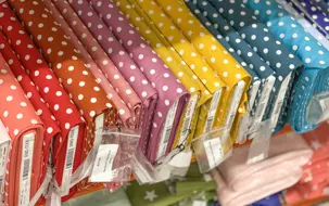 Bawełniane tkaniny organiczne designerskie