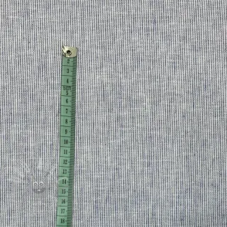 Len z bawełną Lira mini stripe jeans