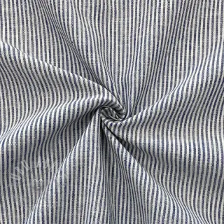 Len z bawełną Lira medium stripe jeans