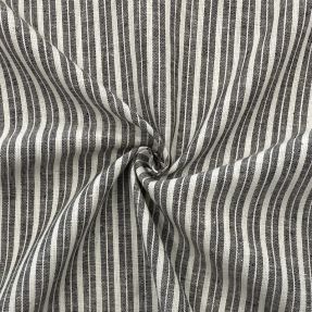 Ľan s bavlnou Lira big stripe black