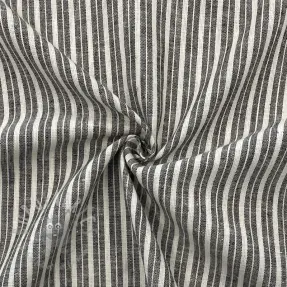Len z bawełną Lira big stripe black