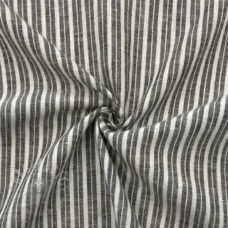 Len z bawełną Lira big stripe black