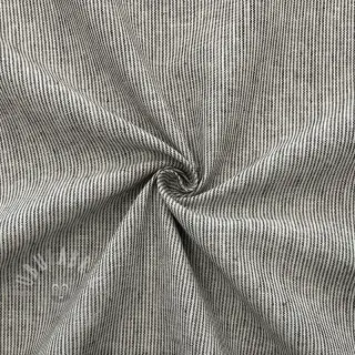 Len z bawełną Lira mini stripe black