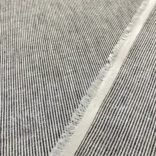 Len z bawełną Lira mini stripe black