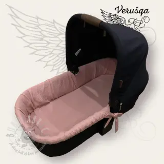 Muślin double gauze soft rose