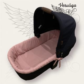 Podwójna gaza/muslin soft rose