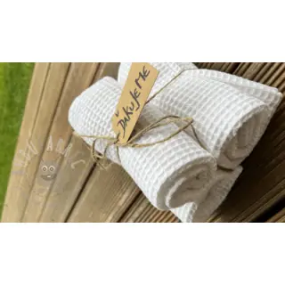 Wafel bawełniany white