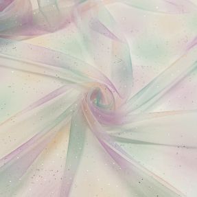 Tyl na TUTU Rainbow glitter design I