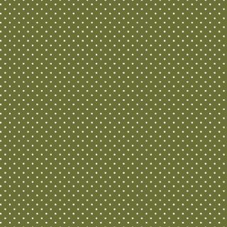 Bavlnená látka Petit dots green