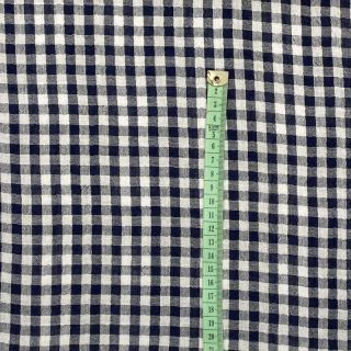 Muślin dwustronny CHECKS MINI navy